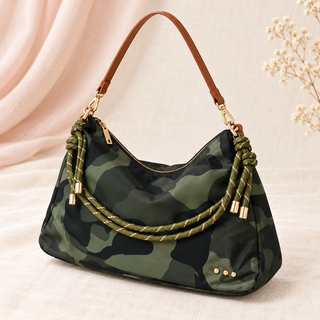 Nikki Nylon Slouchy Shoulder Bag