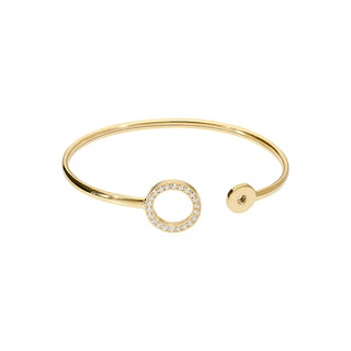 QUDO Cassine Crystal Interchangeable Bangle