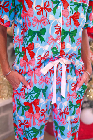 Jingle Bows Ruffle pj