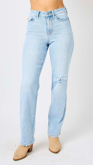 JB HW Destressed & Back Ripped Jeans