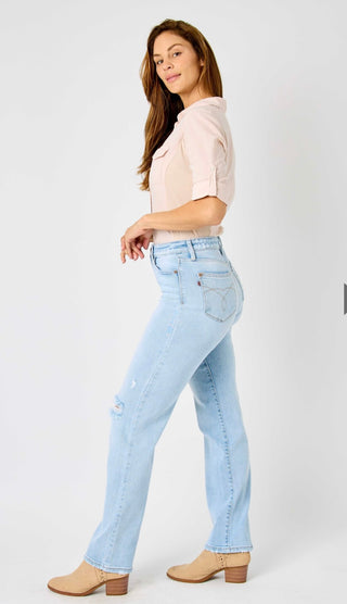 JB HW Destressed & Back Ripped Jeans