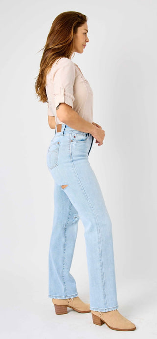 JB HW Destressed & Back Ripped Jeans