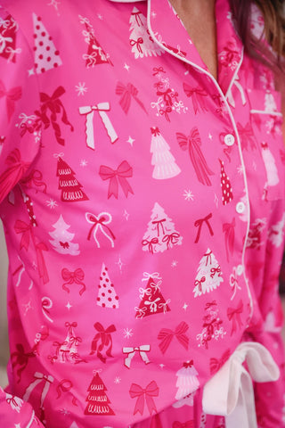 Pretty Pink Christmas pj