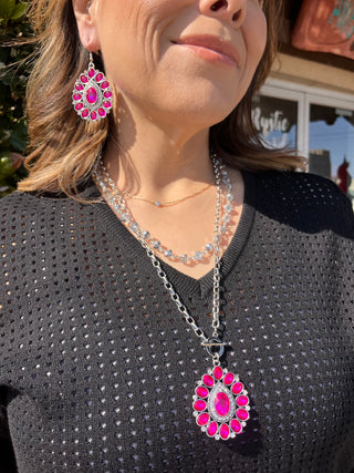 Pink Blossom Necklace