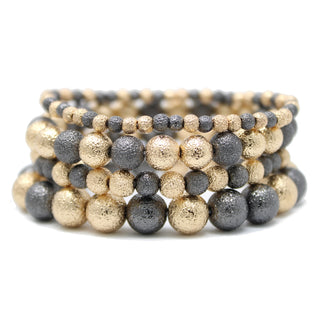 Textured Bead Bracelet