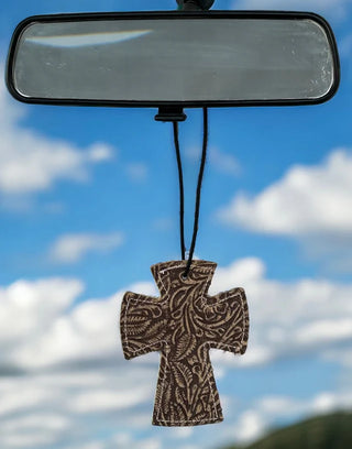 Cross Car Charm