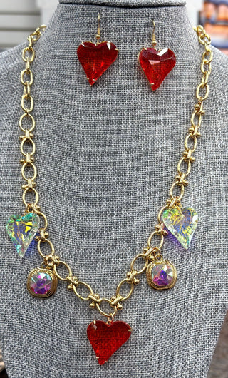 Gilded Love Heart Necklace