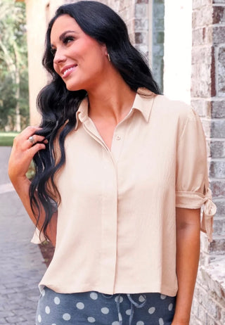 Lainey Tie Sleeve Top