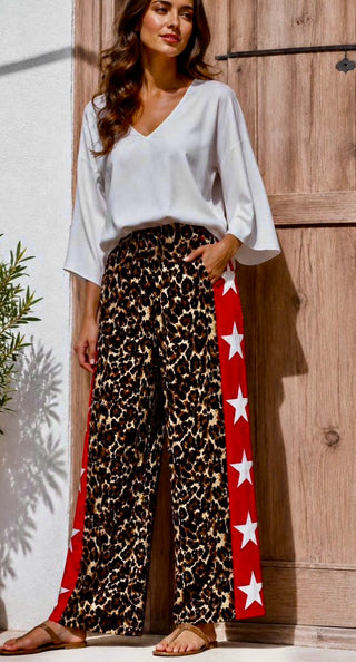 Wild Star Wide Leg Pants