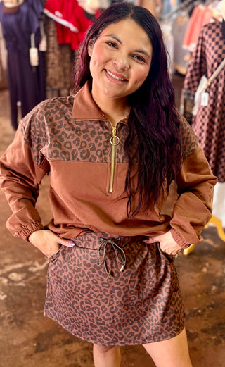 Mia printed pullover