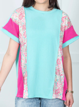 Bloom & Balance Contrast Top