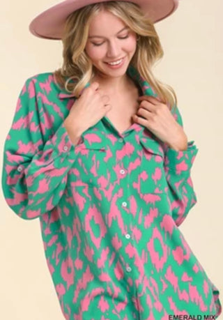 Wildly Chic Satin Top