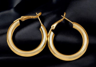Timeless Shine Hoops