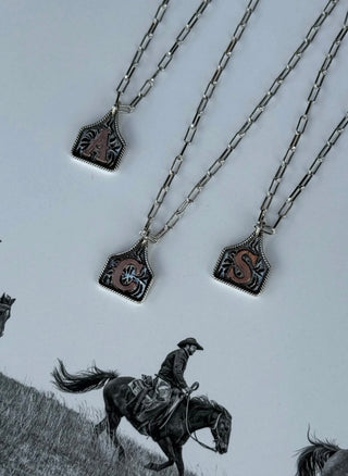 WC Initial Necklace