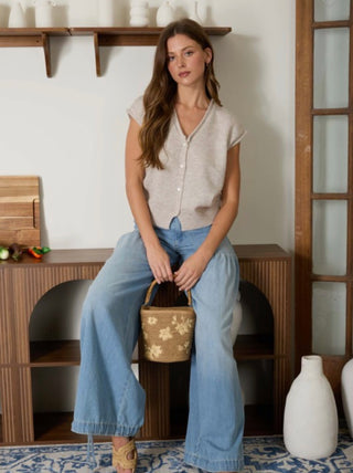 Easy Edge Knit Vest