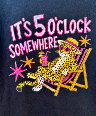 Leopard Lounge Graphic Tee