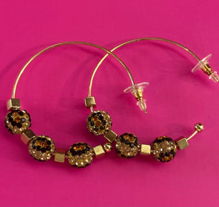Wild & Beaded Hoops