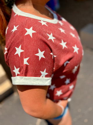 Stars & Stripes Terry Top