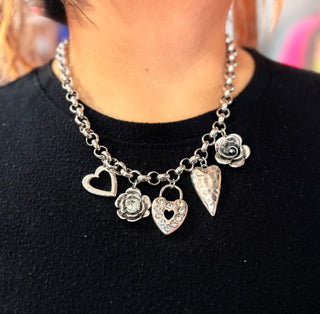 Silver Bliss Charm Necklace