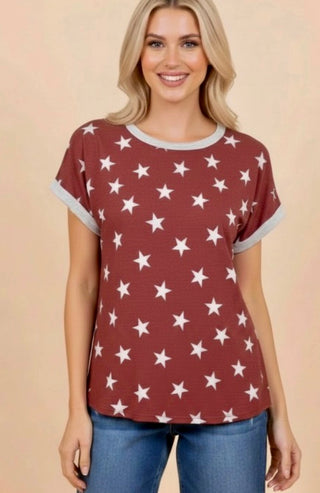 Stars & Stripes Terry Top