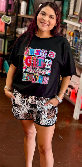 Just a Girl Who Loves Jesus Tee