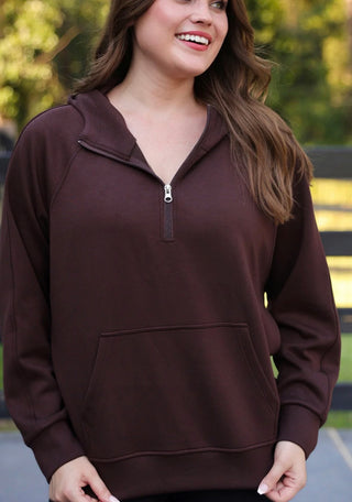 Kayla Luxe Hooded Pullover