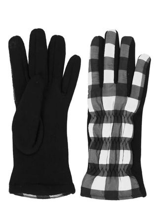 Check Cozy Gloves