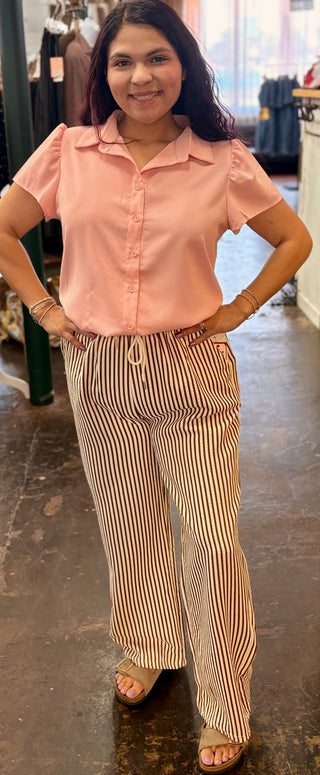 Easy Living Wide Leg Pants
