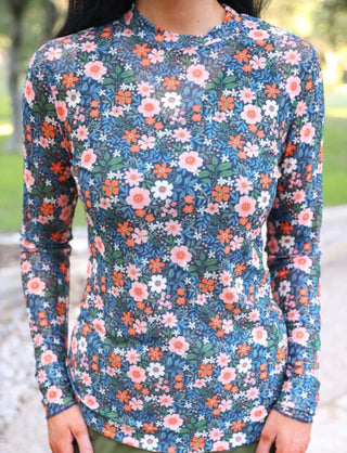 Mesh Top- Gwen Floral