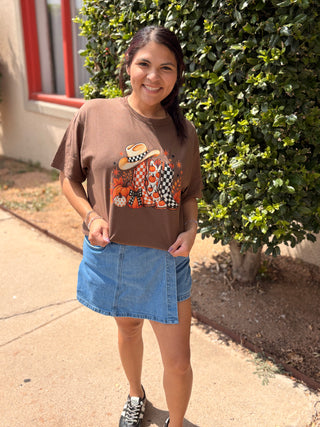 Pumpkin Patch Cowgirl Tee