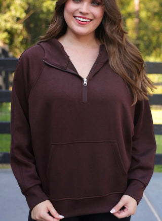 Kayla Luxe Hooded Pullover