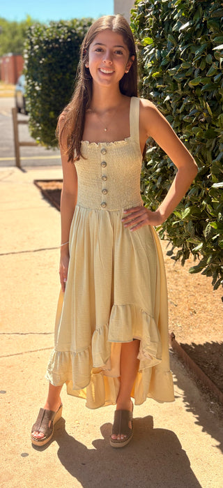 Easy Days High Low Midi Dress