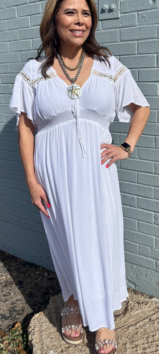 angel eyes maxi dress Jenny Packham Angel Eyes flared Maxi Dress