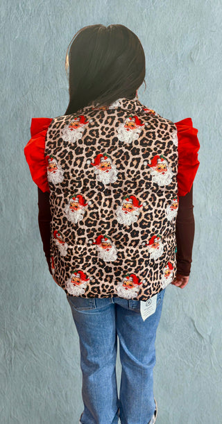 Santa Safari Chic Puffer Vest