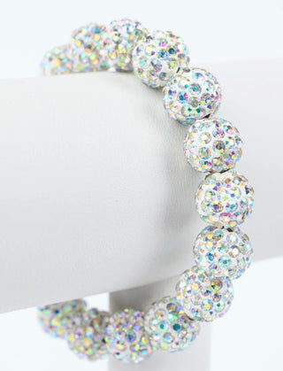 SS Rhinestone Bead Bracelet