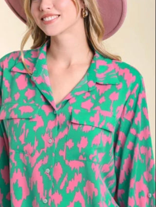 Wildly Chic Satin Top