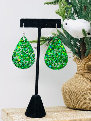 Teardrop Resin Earrings