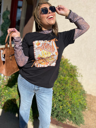 Blossom In Brown Mesh