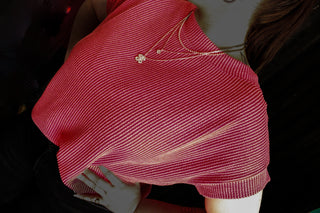 Chic Ribbed Cap Sleeve