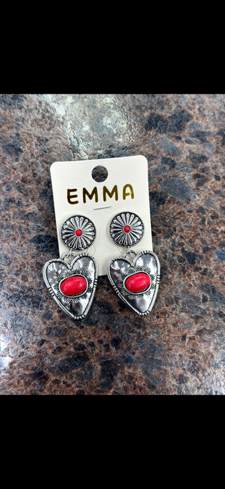 Red Hot Rodeo Earrings