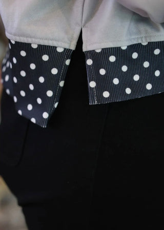 POLKA DOT BOW TREE PULLOVER