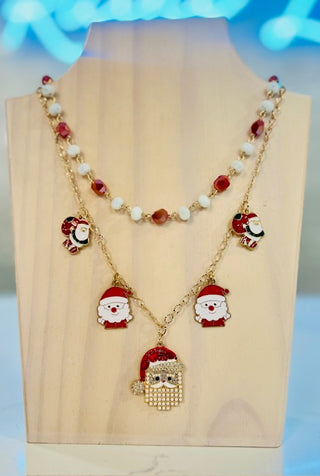 Santa’s Sleigh Layers Necklace