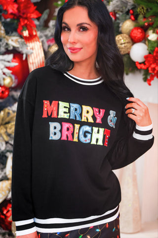 Merry & Bright Foil Luxe Pullover