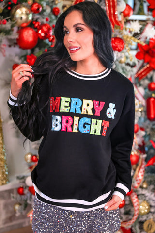 Merry & Bright Foil Luxe Pullover