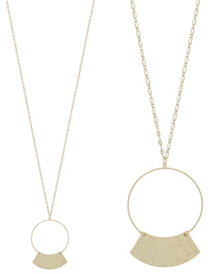 Circle w/Fanned Shape Jewelry