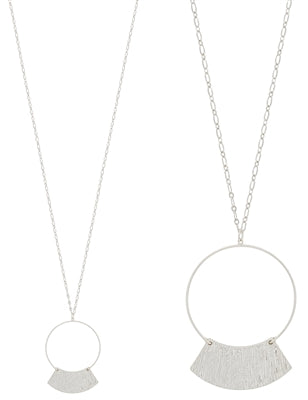 Circle w/Fanned Shape Jewelry