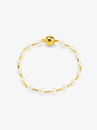 Pearl Bead Magnet Bracelet