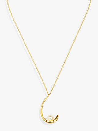 Moon Pearl Short Necklace