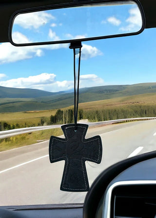 Cross Car Charm