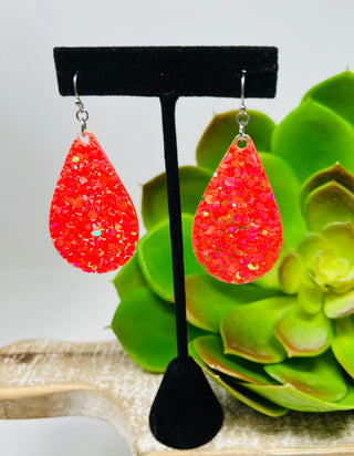 Teardrop Resin Earrings